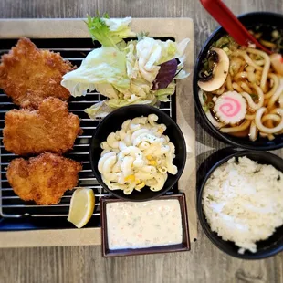 Fish Katsu udon