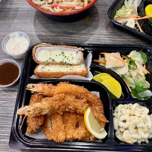 Mix combo - chicken,fish,shrimp&amp;cheese katsu