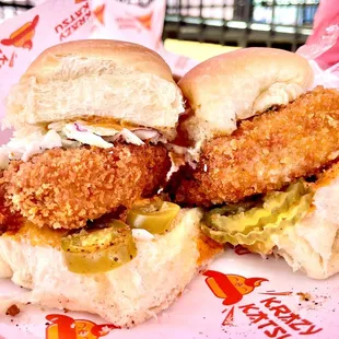 Hot Katsu and the Original sliders