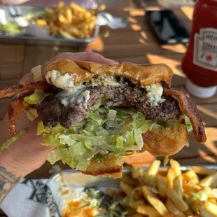 The Bacon Bleu. OMG. Order this!!!