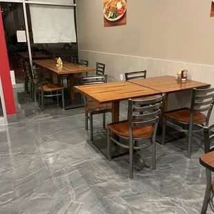 Indoor seating available