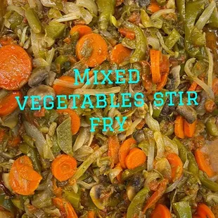 mixed vegetables stir fry