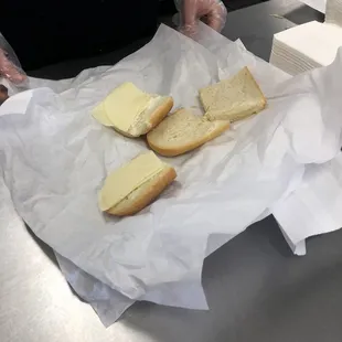 cheese and bread