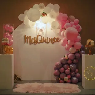 Organic Balloon Garland, Balloon Boutique Services, Backdrop system rentals