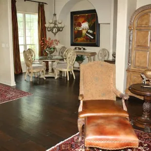 a formal living room