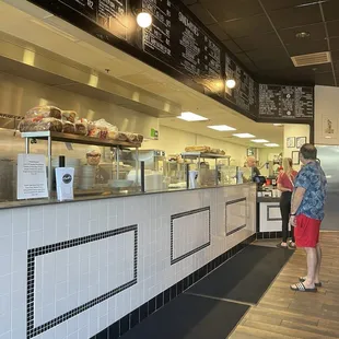 Menu, Counter and Kitchen