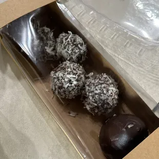 coconut chocolate bites