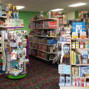 With over 4800 square feet of space, it's difficult to capture a good feeling for the 7500+ products we carry today.