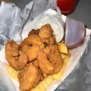 Shrimp Basket- Tried on PVAMU campus and it was delicious!