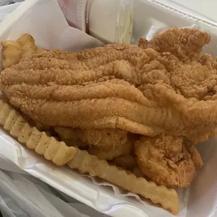 Fish and Shrimp Combo