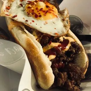 Sancho dog without the grilled onions