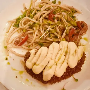 Crispy "Chicken" Pesto all vegan, all awesome