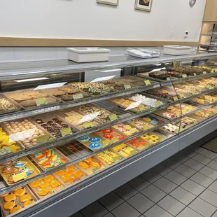 a variety of baked goods