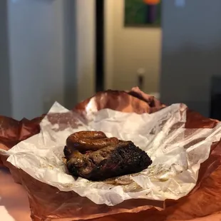 1 lb. of moist brisket went very quickly! Was very tasty and had a wonderful smoky flavor!