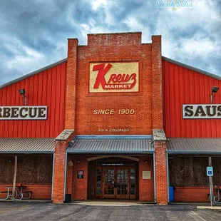 the front of the store