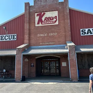 the front of the store