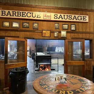 the interior of a restaurant