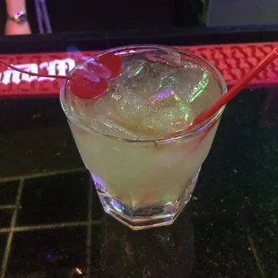 I don't remember the name of this drink but it taste great &amp; was even prettier to look at!