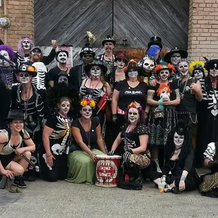 Skinz n bonez after the parade!