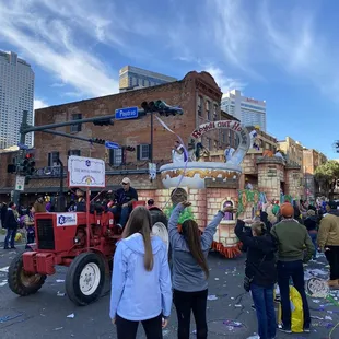 The Royal Outhouse float