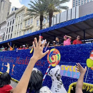 At the Krewe of Zulu Parade