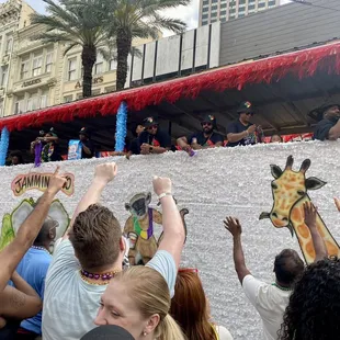One of the floats