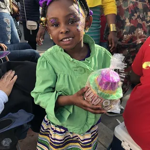 She got a COCONUT!!!!