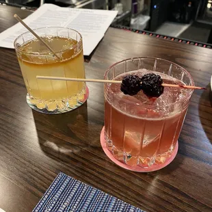 Perennial Honeybee - a MUST! And The Bramble - a tad strong in the gin dept for my taste but still very good!