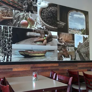 Nice photography on the walls