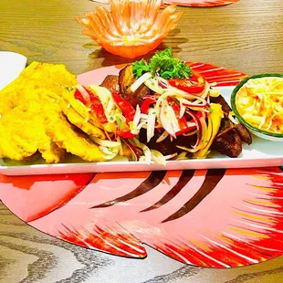 a plate of food