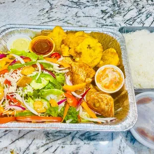 salads, food