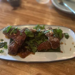 tamarind glazed pork ribs