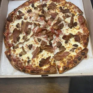 Large pep sausage bacon