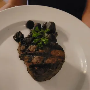 10oz Filet with wild mushrooms