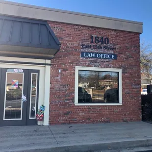 Located in the law office building