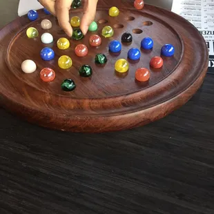 A good way to spend time while waiting for our order!!