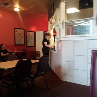 No buffet, but if you know what you are wamting you wont really care.