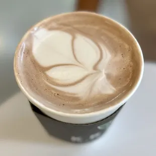 Hot chocolate $5.25