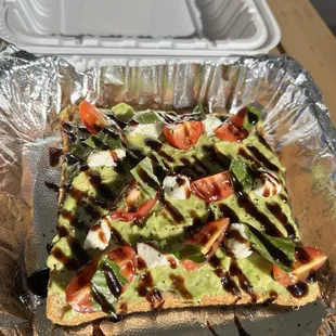Caprese Avocado Toast