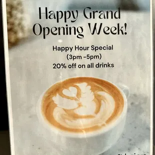 Grand Opening Special!