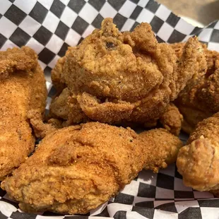 Hot thighs and drumsticks.