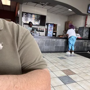 Walk up counter to place your order.
