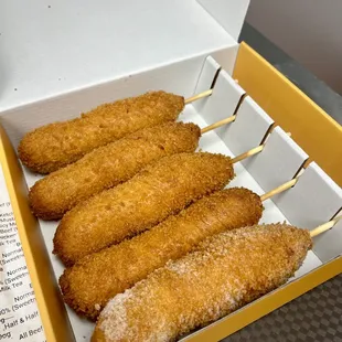 Korean corn dogs