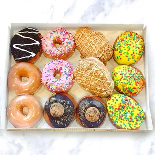 The best dozen ever...favorite pictured: cake batter!