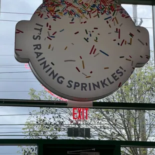 a donut with sprinkles