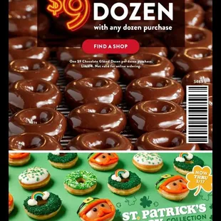 a picture of krispy kreme doughnuts