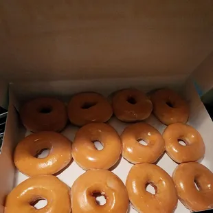 Free dozen glazed donuts on your birthday for joining their rewards program