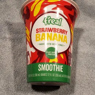 false advertising -- the F'Real is a pre-made frozen smoothie, not a milkshake