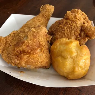 Kripsy Krunchy Fried Chicken 3 piece dark meat meal