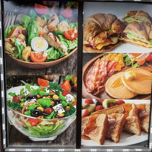 Waffles &amp;pan cake &amp; French tossed breakfast platters